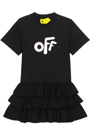 OFF-WHITE T-Shirt-Kleid aus Baumwolle