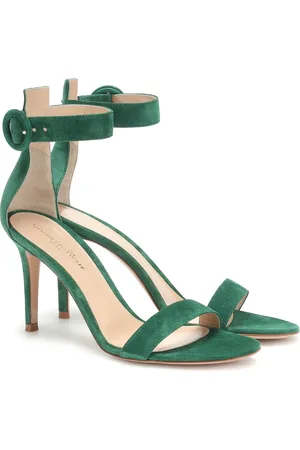 Gianvito Rossi Sandalen Portofino 85 aus Veloursleder