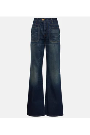 Balmain High-Rise Flared Jeans