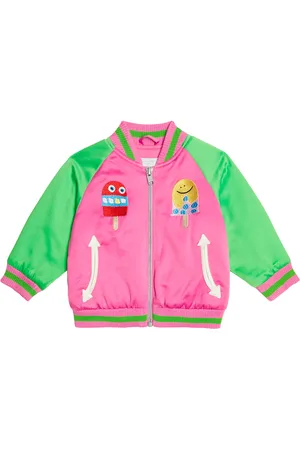 Stella McCartney Baby Bomberjacke aus Satin