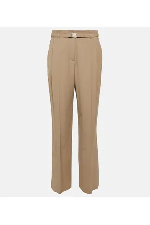 Brunello Cucinelli High-Rise-Hose aus einem Wollgemisch