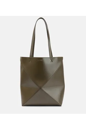 Loewe Tote Puzzle Fold Medium aus Leder