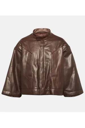 Rick Owens Cropped-Lederjacke