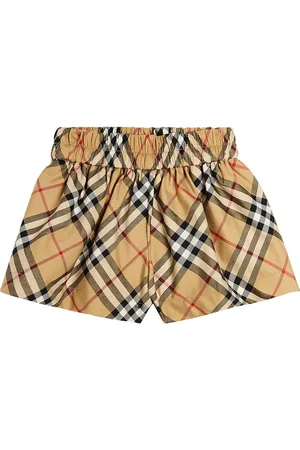 Burberry Baby Shorts Burberry Check aus einem Baumwollgemisch