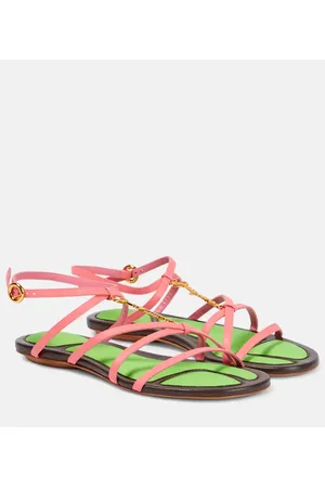 Jacquemus Verzierte Sandalen aus Leder