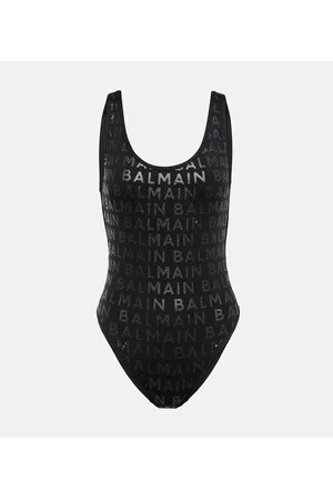 Balmain Bedruckter Badeanzug