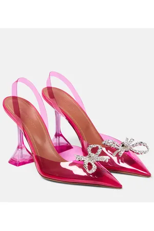 Amina Muaddi Verzierte Slingback-Pumps Rosie