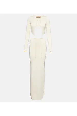 AYA MUSE Maxikleid aus Rippstrick