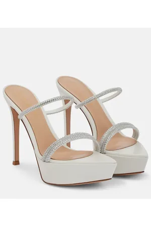 Gianvito Rossi Verzierte Plateausandalen