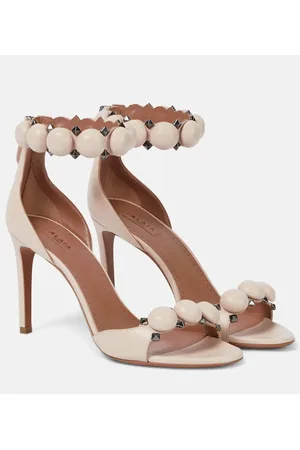 Alaïa Alaïa Sandalen La Bombe 90 aus Leder
