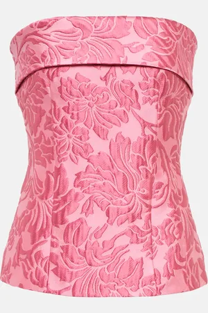 EMILIA WICKSTEAD Top Karin aus Cloqué