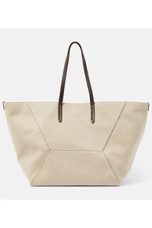 Brunello Cucinelli Shopper Large aus Canvas