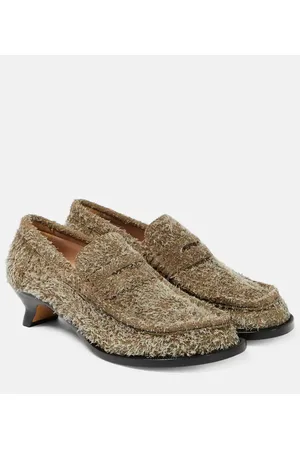 Loewe Loafer-Pumps Terra aus Veloursleder