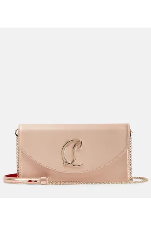 Christian Louboutin Clutch Loubi54 Small aus Seide