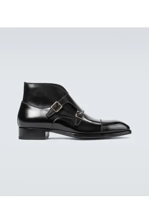 Tom Ford Monkstrap-Schuhe Sutherland aus Leder
