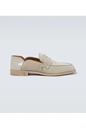 Christian Louboutin Loafers Penny No Back aus Veloursleder