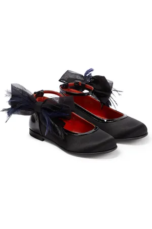 Christian Louboutin Verzierte Ballerinas Anemonina aus Satin