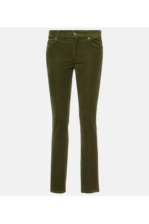 7 for all Mankind Mid-Rise-Hose Roxanne aus Cord