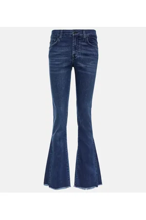 7 for all Mankind Mid-Rise Flared Jeans Bair