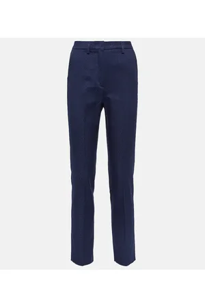 Etro High-Rise-Hose aus Baumwolle