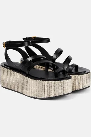 Max Mara Espadrille-Sandalen Biarritz aus Leder