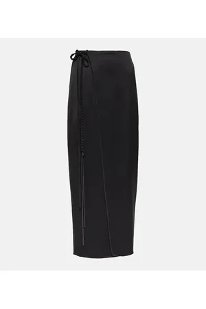 Nanushka Maxirock Racha aus Satin