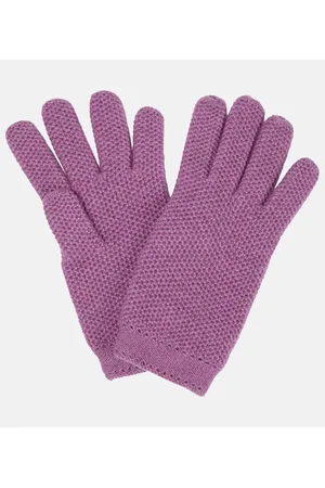 Loro Piana Handschuhe Crochet aus Kaschmir