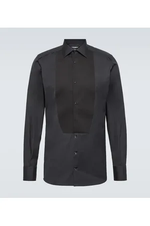Dolce & Gabbana Hemd Plastron aus Baumwolle