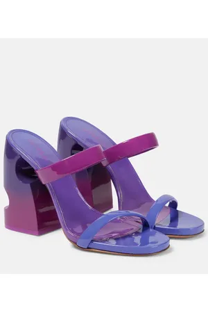 OFF-WHITE Sandalen Shade Meteor aus Lackleder