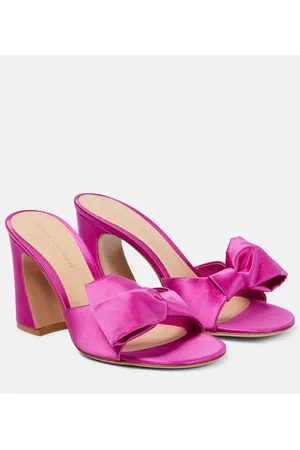 Gianvito Rossi Pantoletten Rosie aus Satin