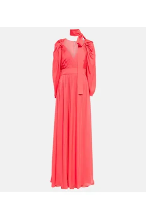 Elie saab Robe aus Seidenchiffon