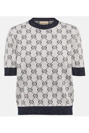 Gucci Top aus Jacquard-Strick