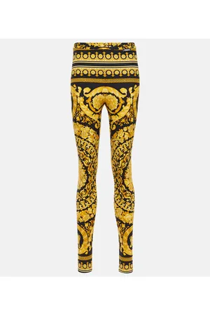 VERSACE Mid-Rise Leggings Barocco