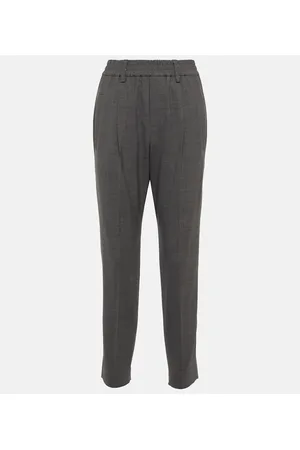 Brunello Cucinelli Hose aus einem Wollgemisch