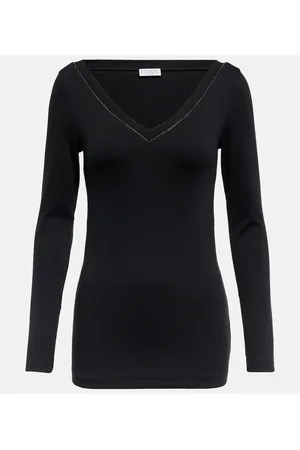 Brunello Cucinelli Longsleeve aus einem Baumwollgemisch