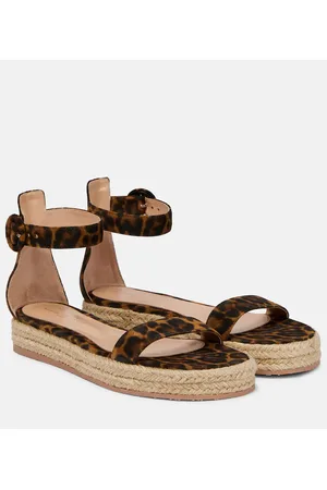 Gianvito Rossi Sandalen aus Veloursleder
