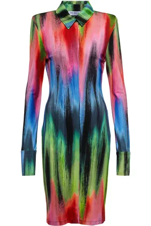 The Attico Bedrucktes Hemdblusenkleid Elton