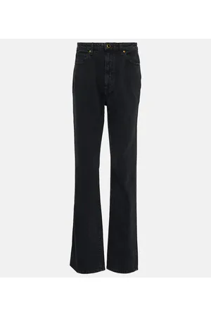 Khaite High-Rise Straight Jeans Danielle
