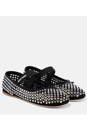 Miu Miu Verzierte Ballerinas