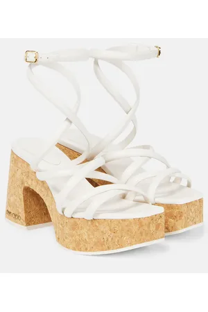 Jimmy Choo Sandalen Cecelia 95 aus Leder