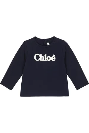 Chloé Chloé Kids Baby Longsleeve aus Baumwoll-Jersey