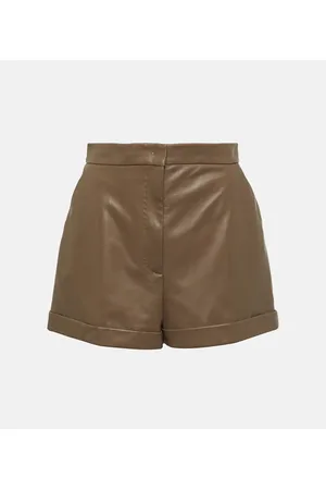 Max Mara Shorts Andorra aus Leder