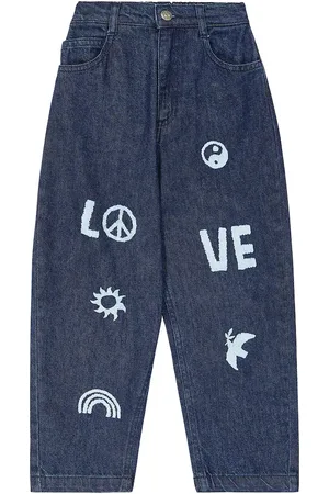 The New Society Bedruckte Jeans Belisa