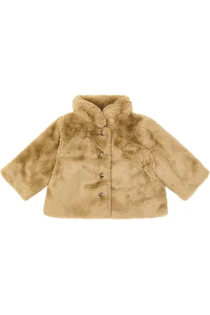 BONPOINT Baby Jacke Douceur aus Faux Fur