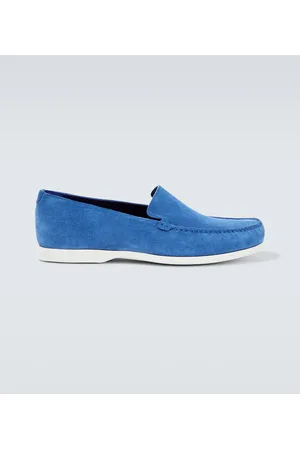 Manolo Blahnik Loafers Monaco aus Veloursleder
