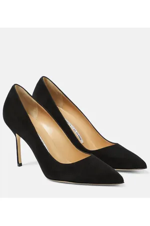 Manolo Blahnik Pumps BB 90 aus Veloursleder