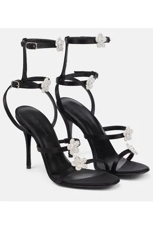 MAGDA BUTRYM Verzierte Sandalen aus Satin