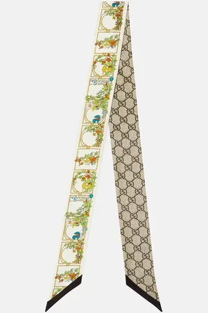Gucci Bedrucktes Tuch aus Seiden-Twill
