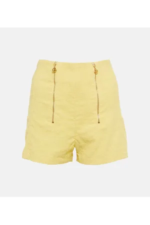 Patou High-Rise Shorts aus Tweed