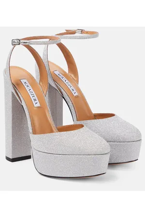 Aquazzura Plateau-Pumps So High mit Glitter